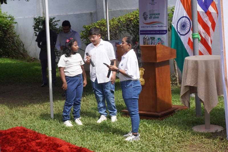 Unveiling of the bust of Mahatma Gandhi in Monrovis on Gandhi Jayanti - 2 October 2026